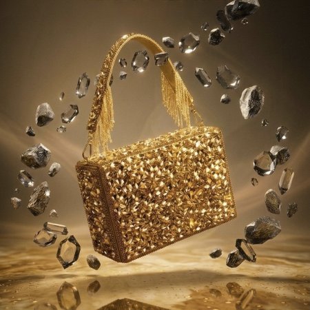 شنطة كريستال "حجم وسط"