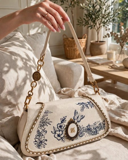 BEIGE/NAVY